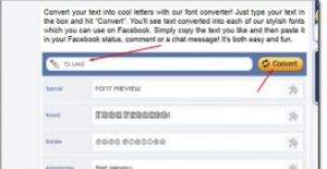 Viết chữ kiểu Facebook với font chư khó đọc