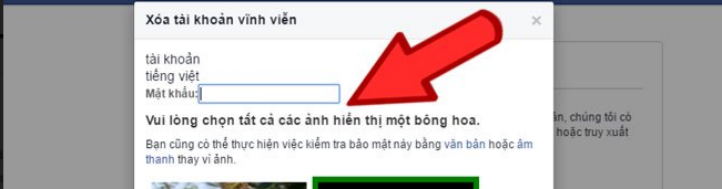 Cách xóa tài khoản Facebook vĩnh viễn trên máy tính