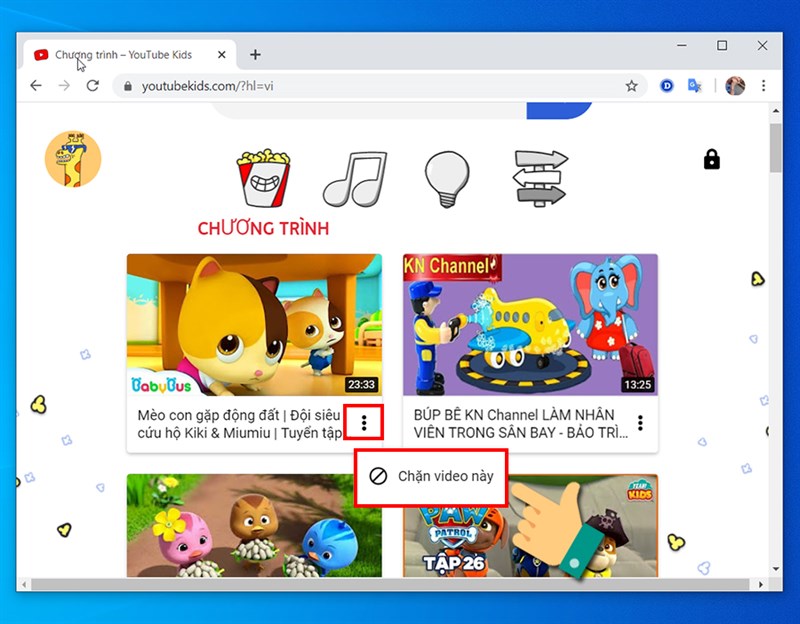 Cách sử dụng và cài đặt YouTube Kids trên máy tính