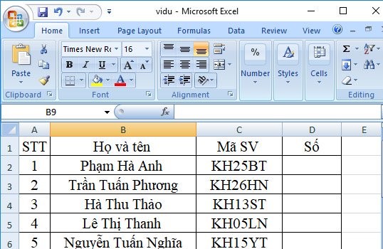 Cách sử dụng hàm LEN trong Excel, ví dụ về hàm LEN