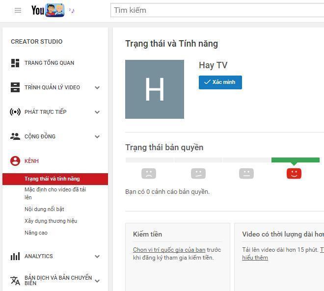 Hướng dẫn tạo kênh Youtube