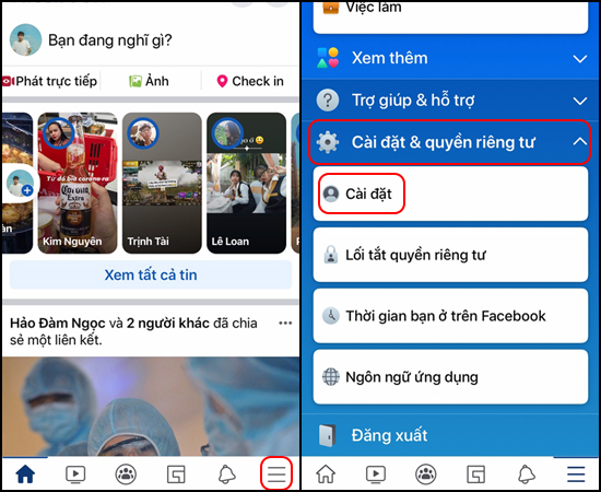 cách đổi tên Facebook trên điện thoại