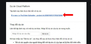Hướng dẫn tạo trang upload video YouTube