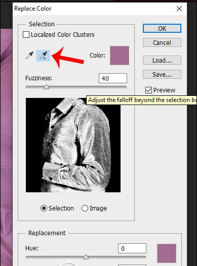 Cách dùng Replace Color đổi màu áo trên Photoshop