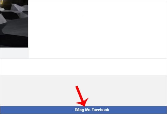 Nhấn Đăng lên Facebook