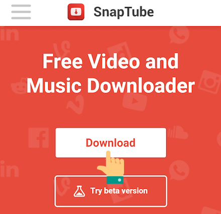 Cách tải SnapTube