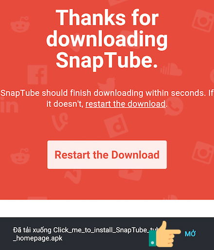 Cách tải SnapTube