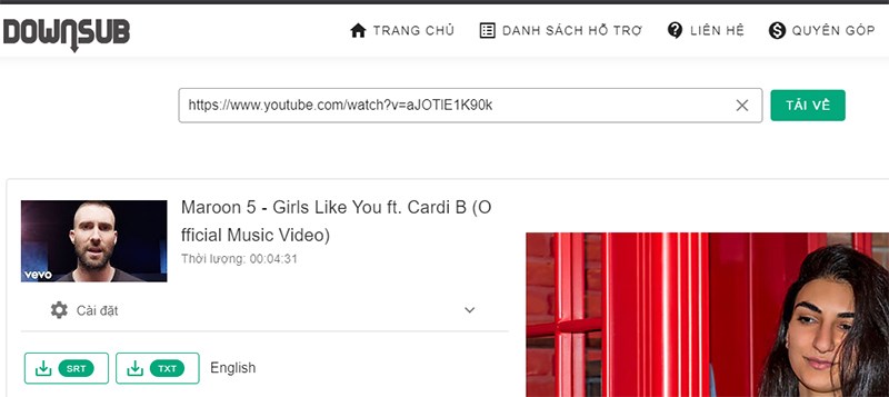 Cách tải phụ đề YouTube trực tuyến