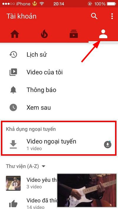 Cách tải video, xem video ngoại tuyến trên Youtube