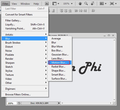 Hướng dẫn tạo hiệu ứng chữ làm mờ trong Photoshop