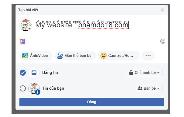 Hướng dẫn đổi font chư trên Facebook nhanh chóng