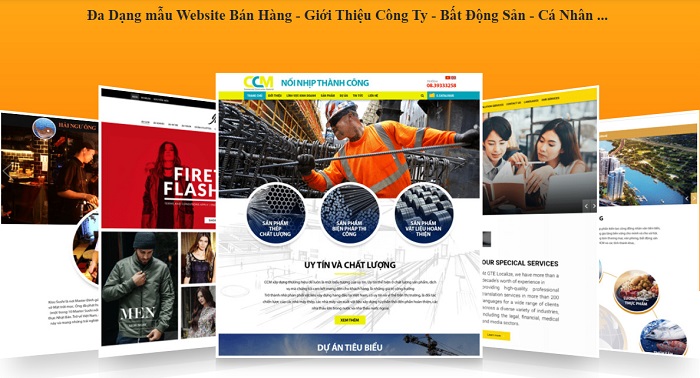 Thiết kế website sửa nhà