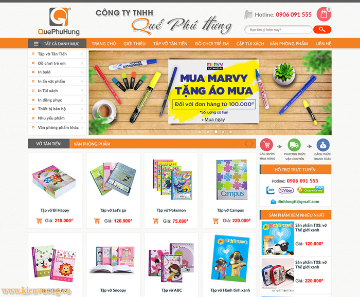 thiết kế website tâm phát