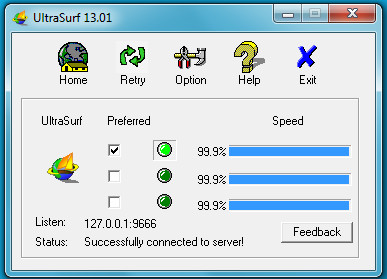 Phần mềm Ultrasurf