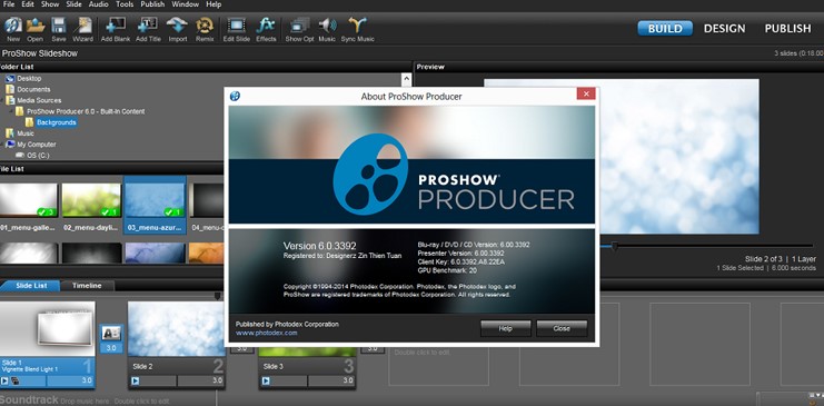 Phần mềm làm video Proshow Producer