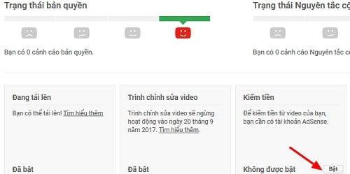 hướng dẫn bật chức năng kiếm tiền youtube