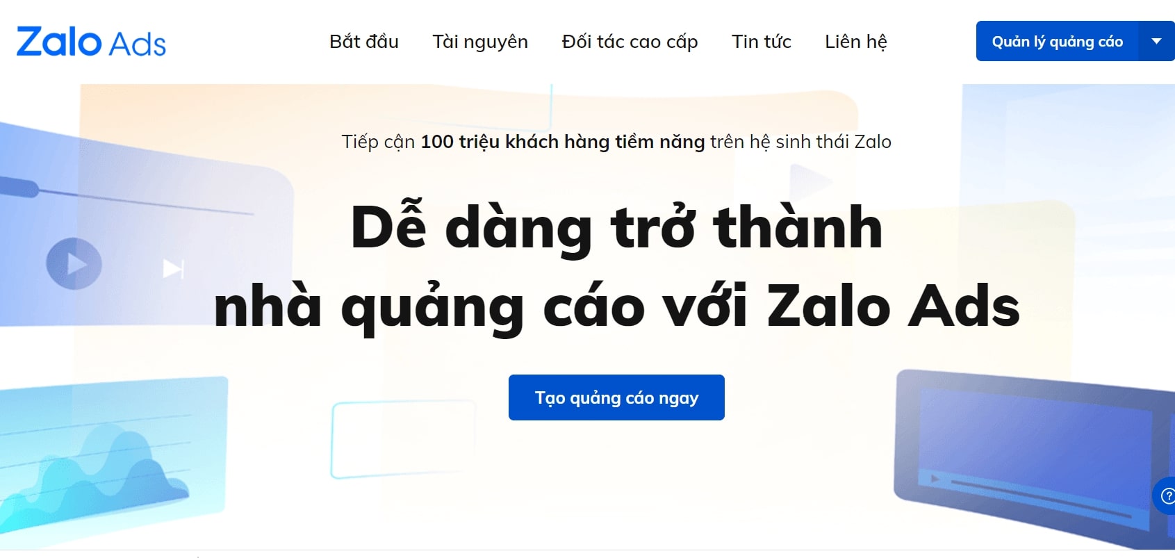 quảng cáo trên zalo