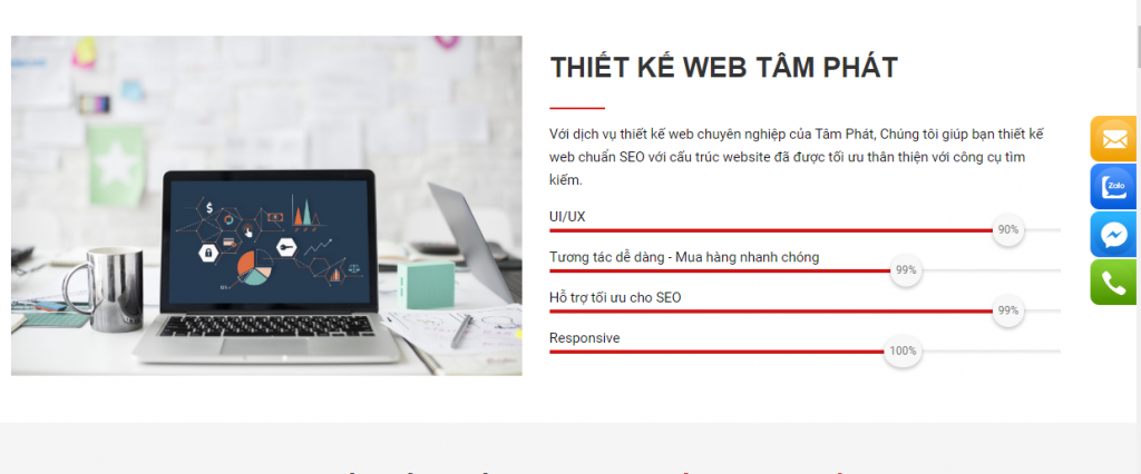 thiết kế web uy tín