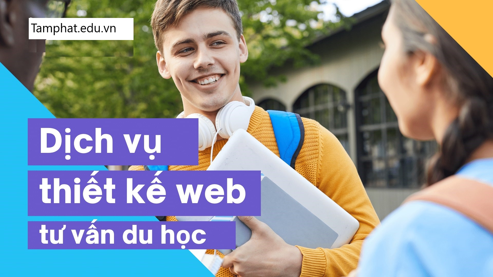 thiết kế website tư vấn du học Tâm Phát