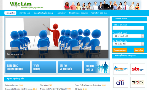 tính năng website tuyển dụng lao động