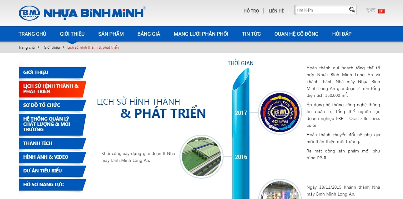 Thiết kế Website nhà máy uy tín