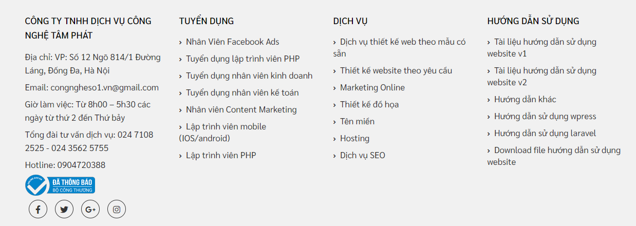 Địa chỉ thiết kế website uy tín, chất lượng