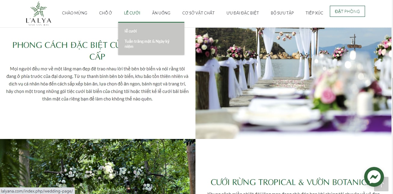 Thiết kế Website resort