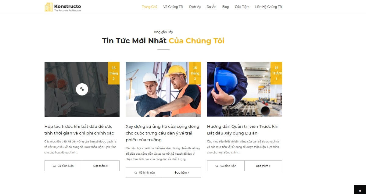 tin tức web xây dựng