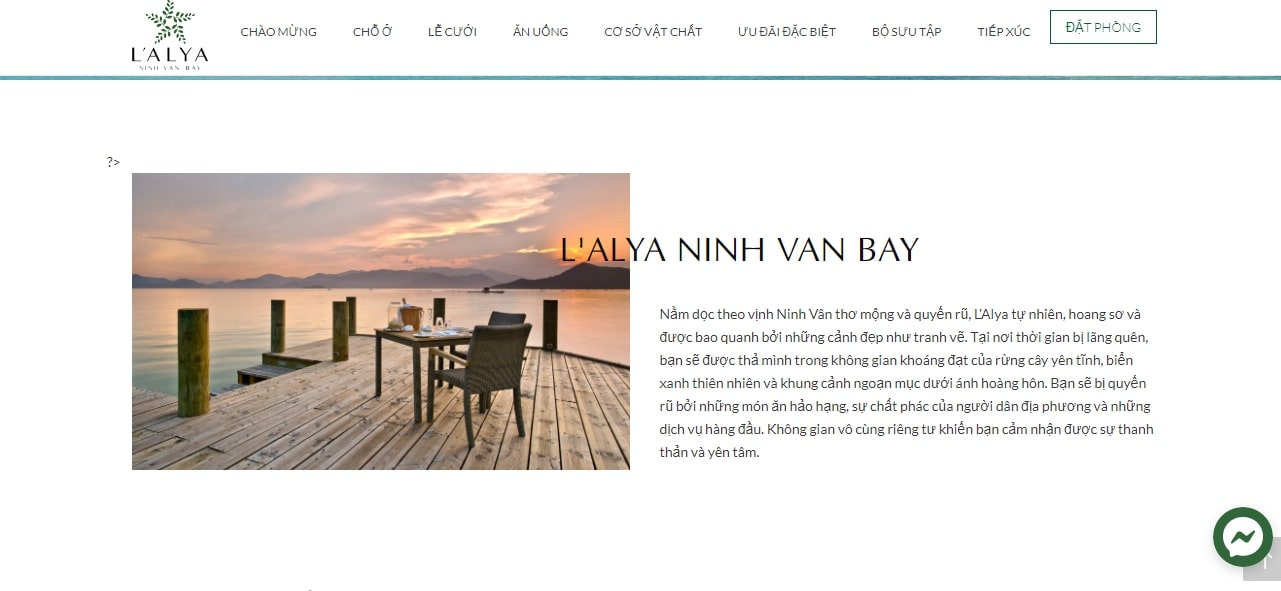 Thiết kế Website resort