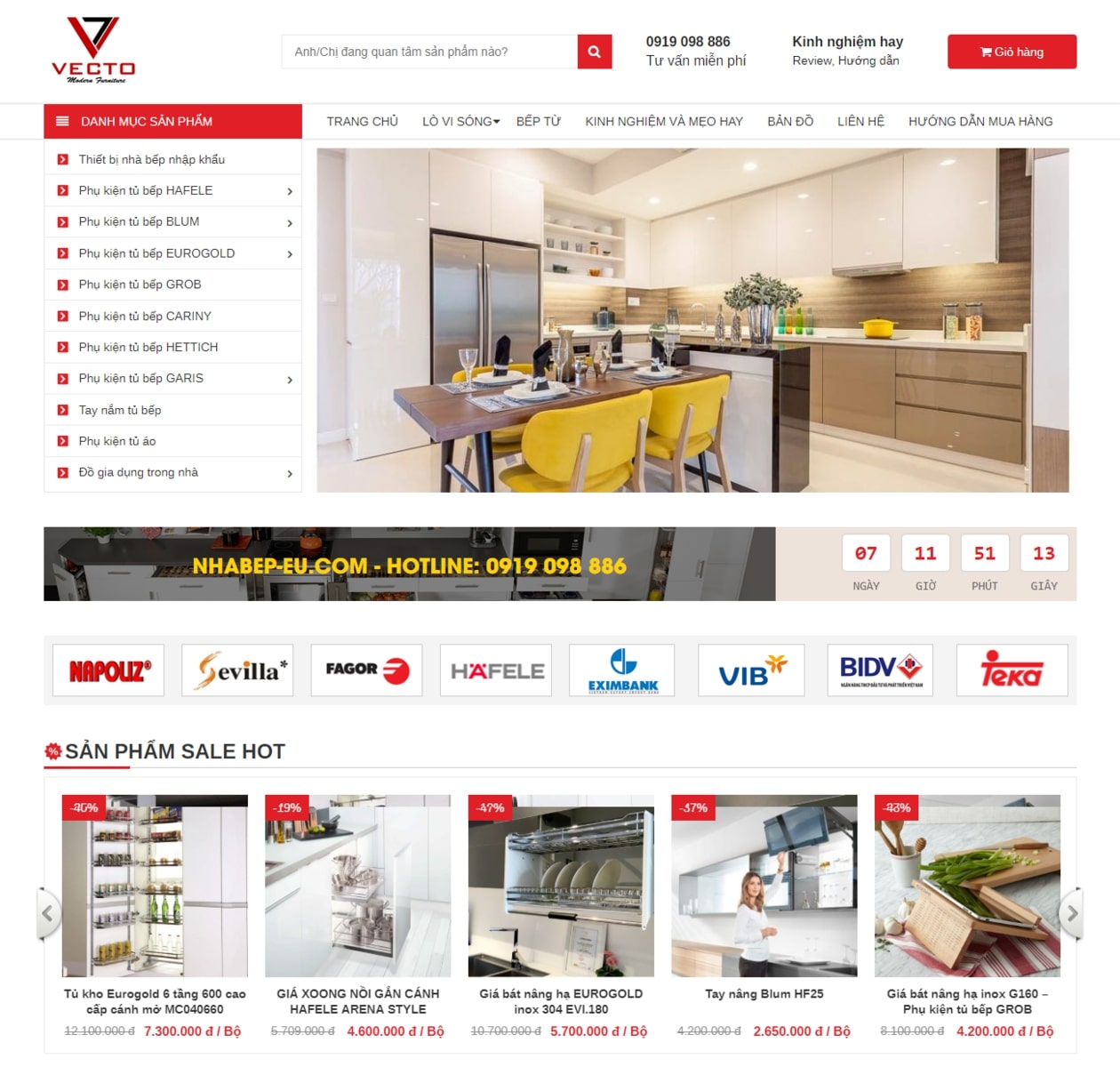 website tủ bếp