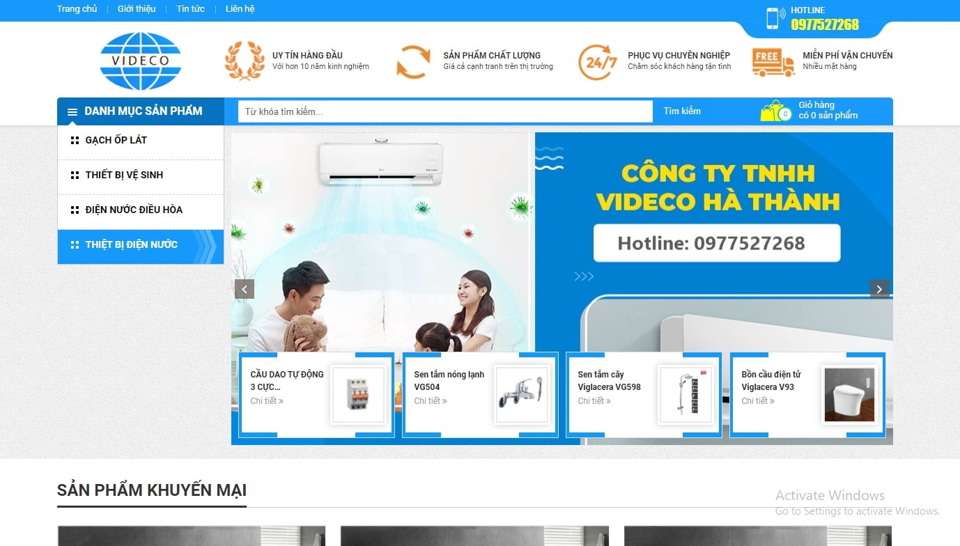 thiết kế website tại bạc liêu