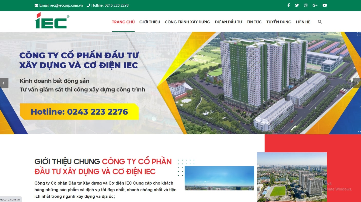 thiết kế website tại cà mau