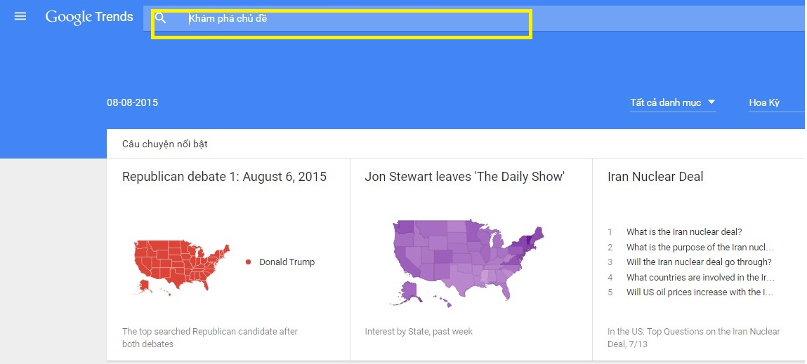 google trends