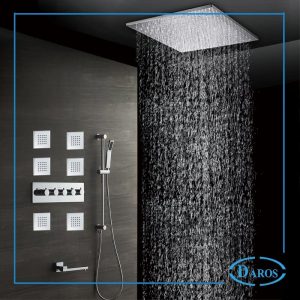Sen tắm đứng âm tường có thiết kế tinh tế