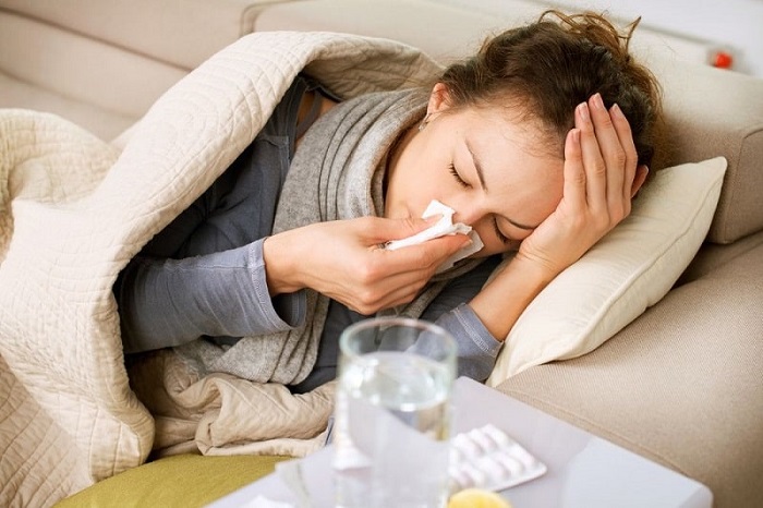 tránh xông hơi khi bị ốm