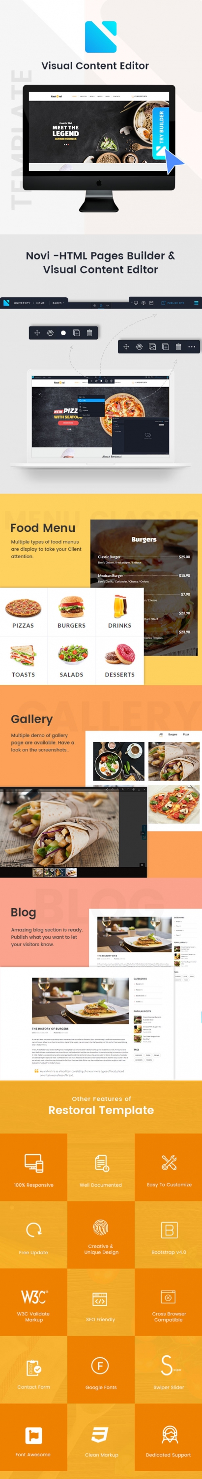 Restoral - Food & Restaurant HTML Responsive Bootstrap 4 Template - 2